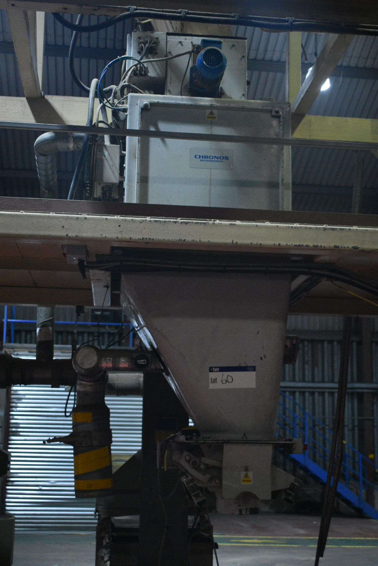Chronos Richardson SpeedAc 8 E55A-80 LOAD CELL PACKING WEIGHER, serial no. C0660120-01-03, with