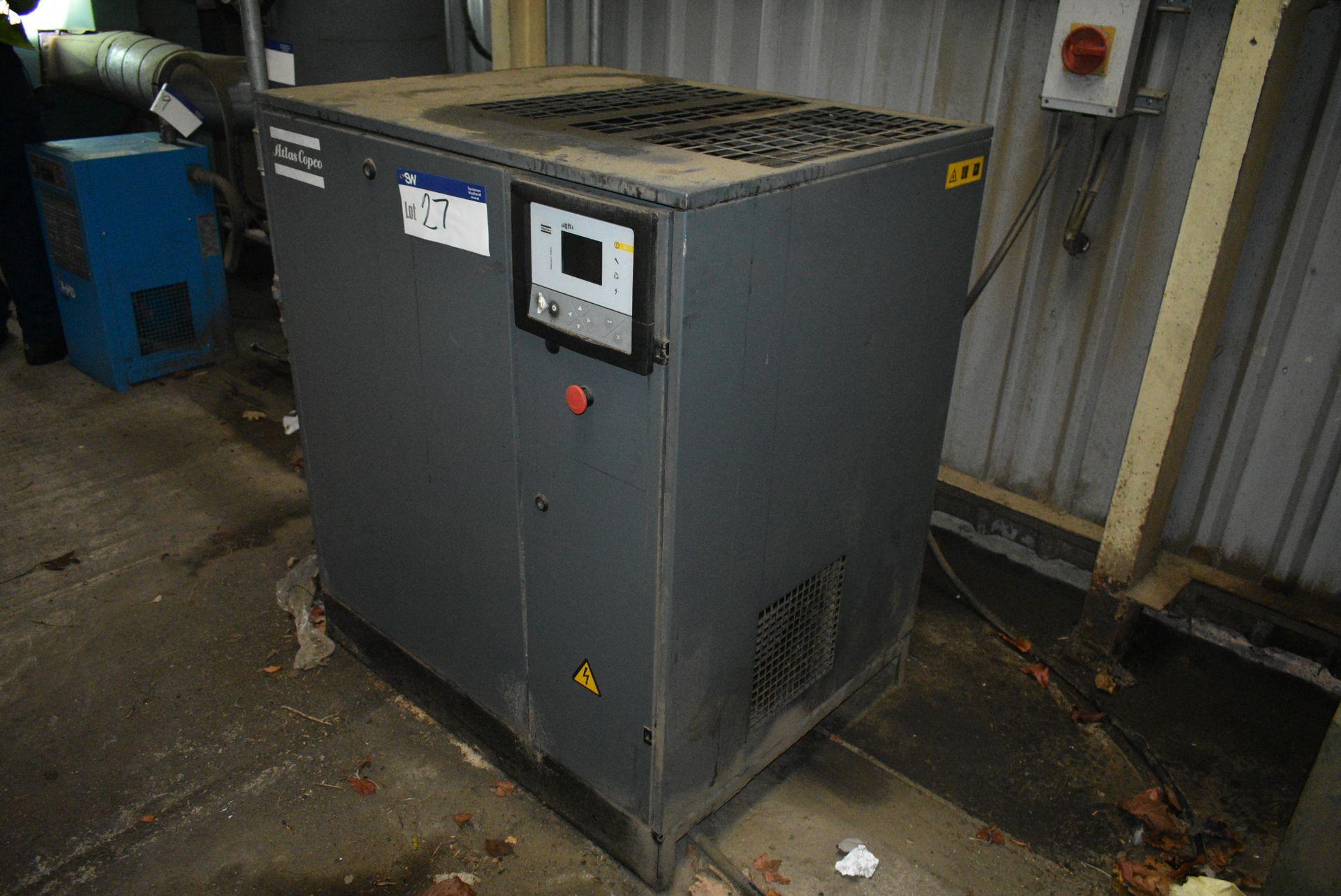 Atlas Copco GA15FF PACKAGE AIR COMPRESSOR, serial no. A11 229000, 450kg, year of manufacture 1997, - Image 2 of 3
