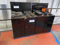 Two Double Door Steel CabinetsPlease read the following important notes:-***Overseas buyers - All