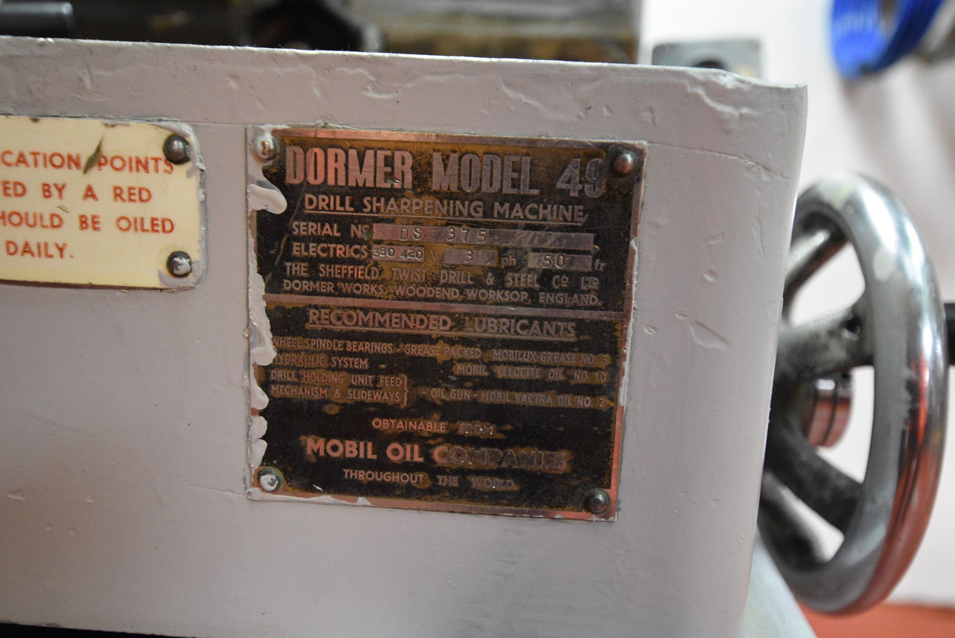 Dormer 49 TOOL GRINDER, serial no. DS375 - Image 7 of 8