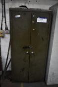 Two Steel Double Door CabinetsPlease read the following important notes:-***Overseas buyers - All