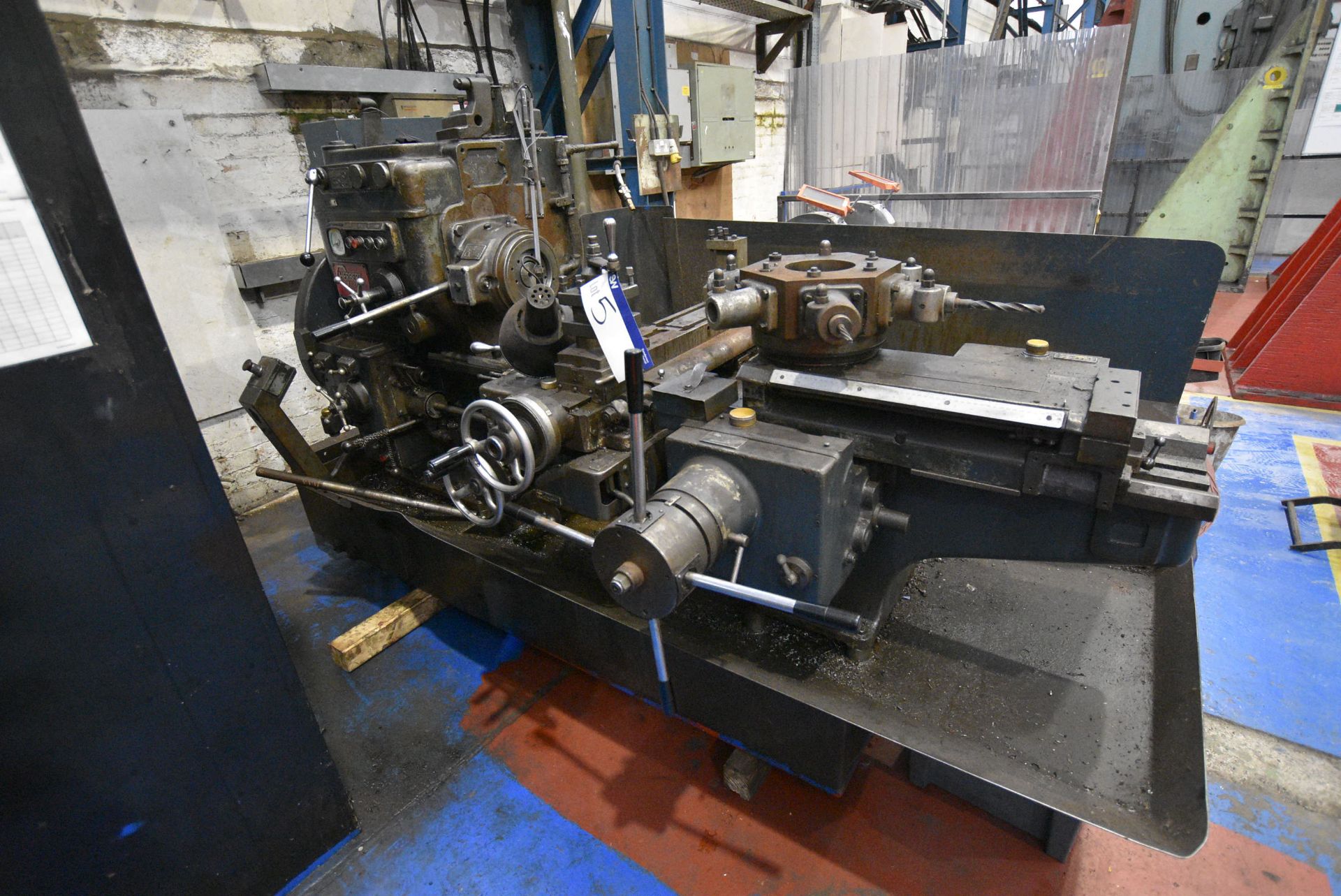 Herbert 54 Senior Pre Optive Turret Lathe, serial - Image 4 of 7