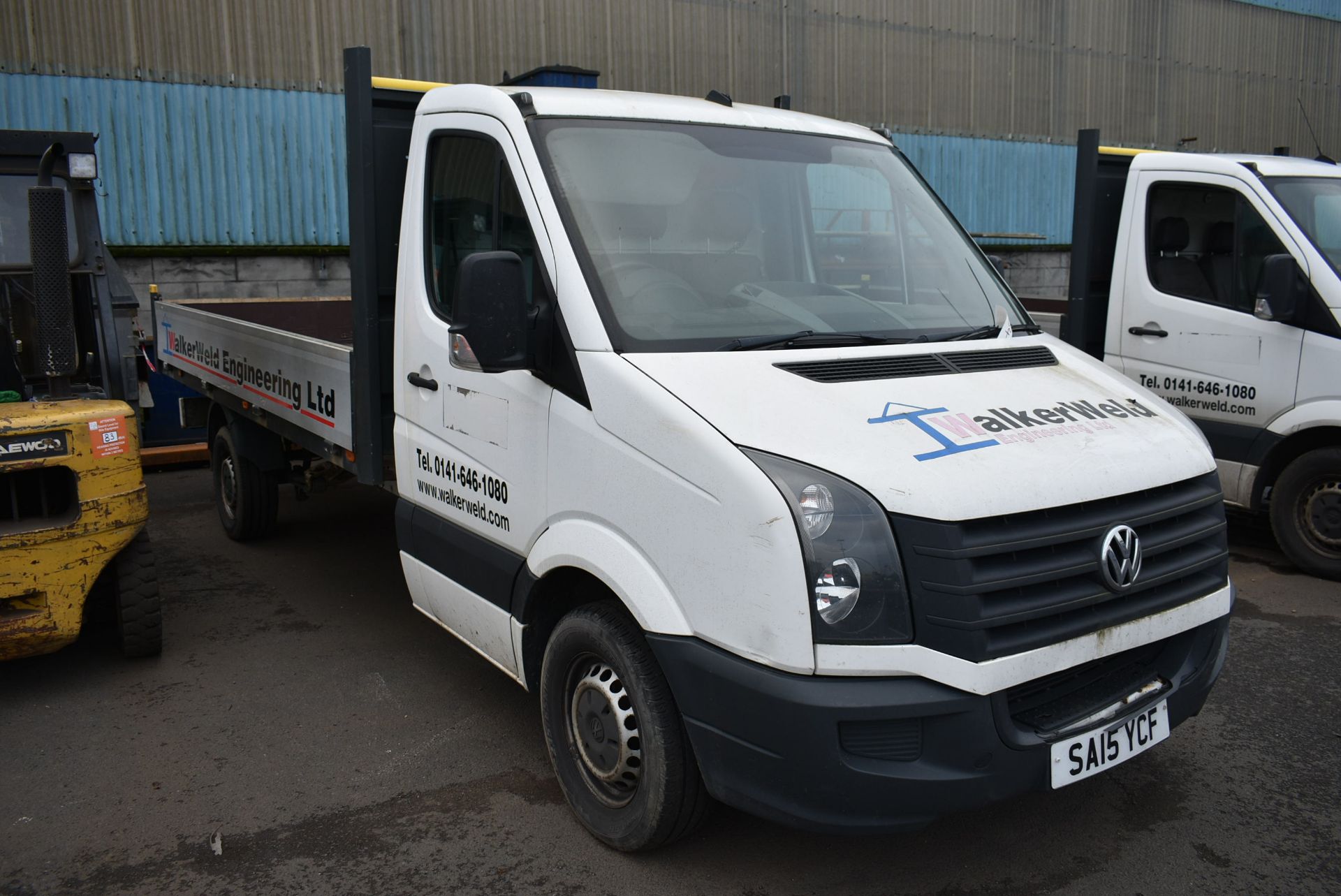 Volkswagen CRAFTER CR35 TDi DIESEL DROPSIDE TRUCK, - Image 3 of 13