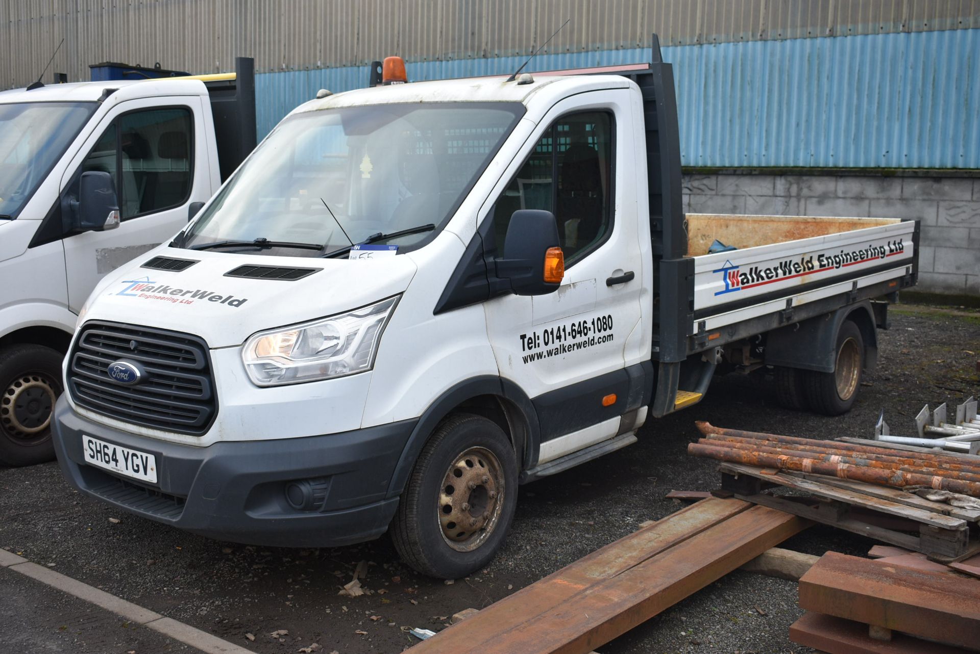 Ford TRANSIT 350 DIESEL DROPSIDE TRUCK, registrati