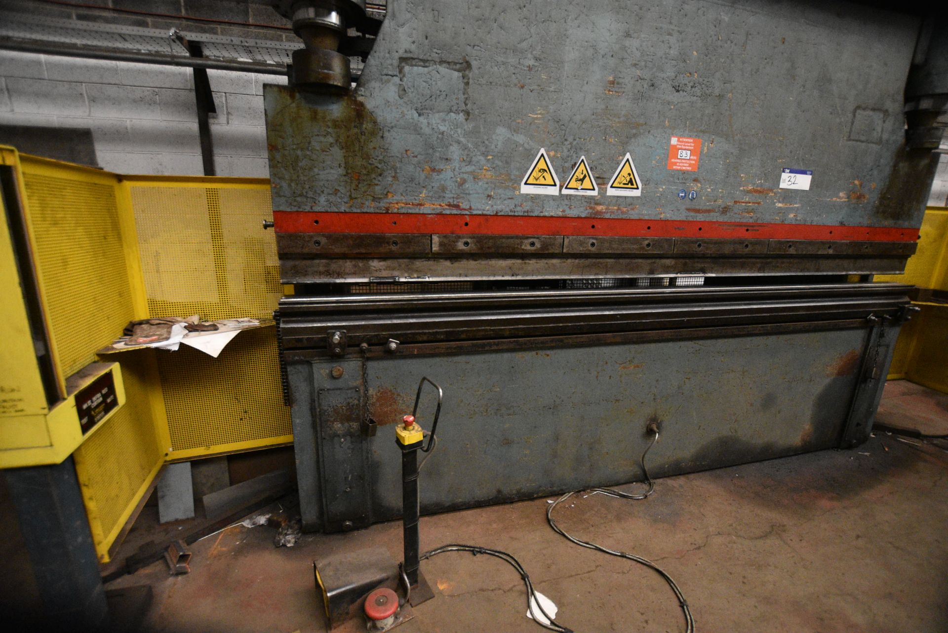 SMT 12H10 3660mm x 200ton HYDRAULIC BRAKE PRESS, s - Image 4 of 7