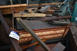 Steel Stillage, with timber contents