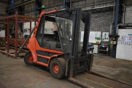 Linde H60D-02 6000kg cap. DIESEL FORK LIFT TRUCK,