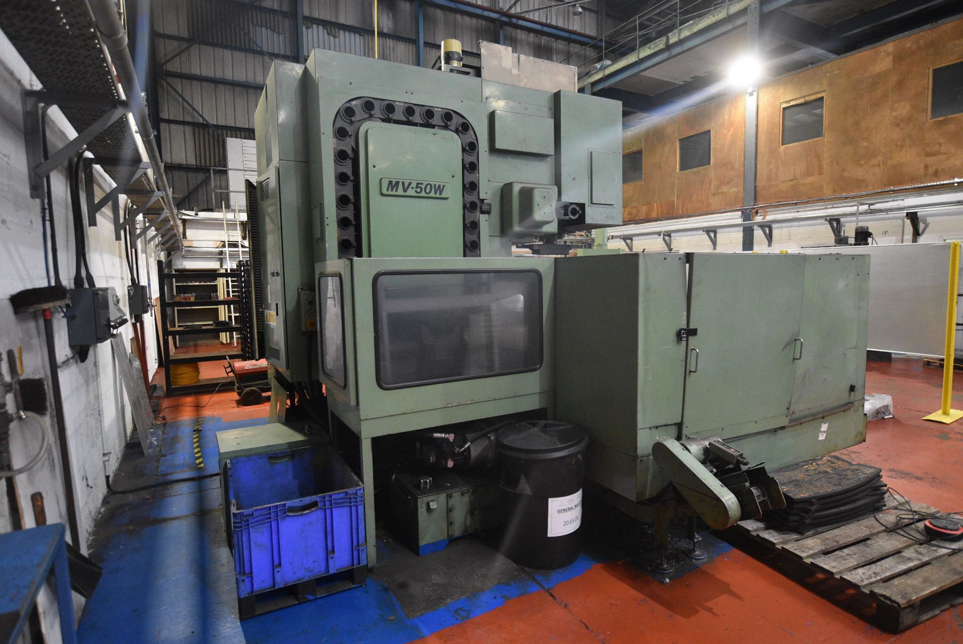 Mori-Seiki MV-50W VERTICAL CNC MILLING MACHINE, wi - Image 4 of 9