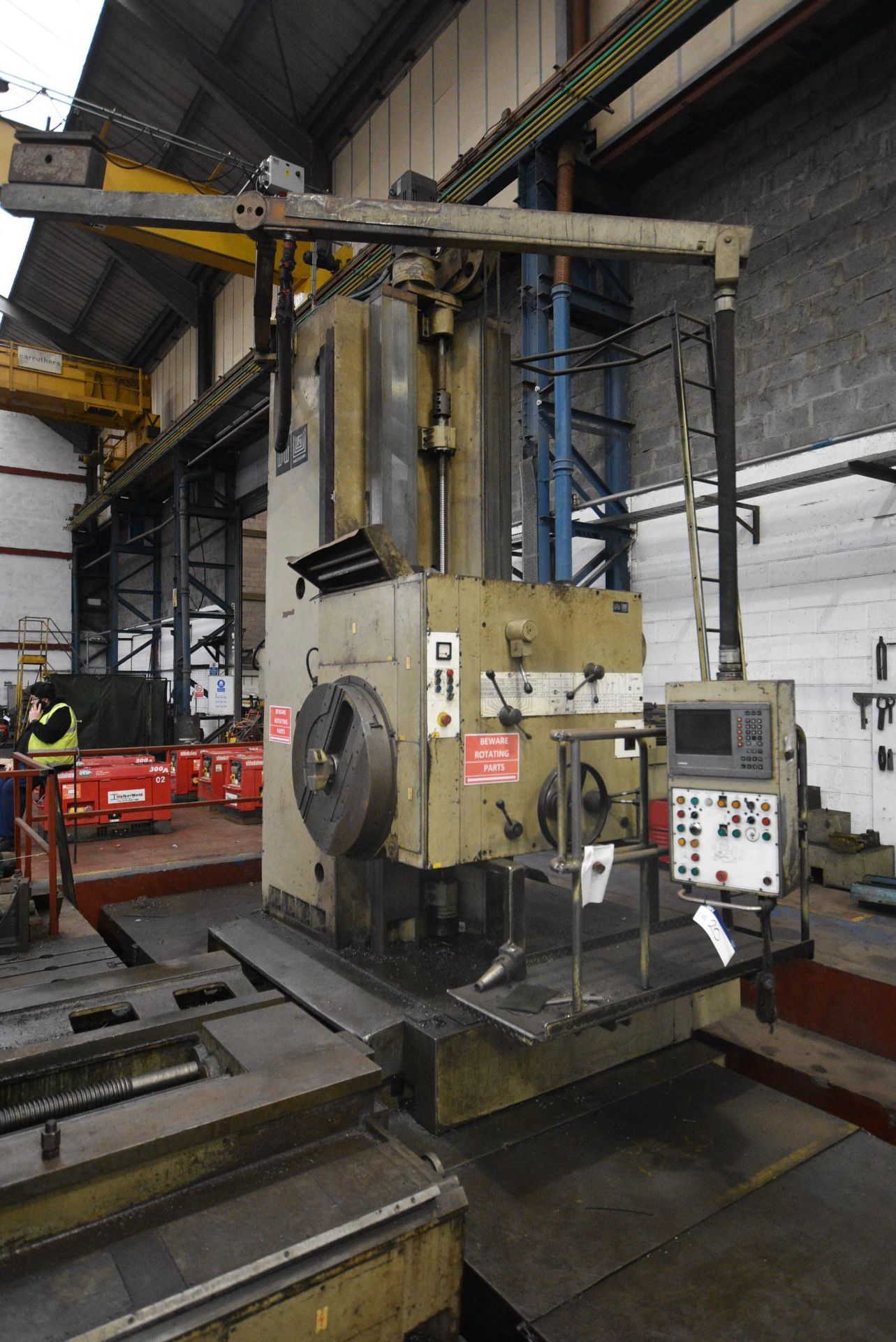 Union Heckert BFT 130/6 FLOOR BORING MILL, with t- - Image 3 of 13