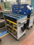 Double Sided Tooling Trolley, with tooling as fitt