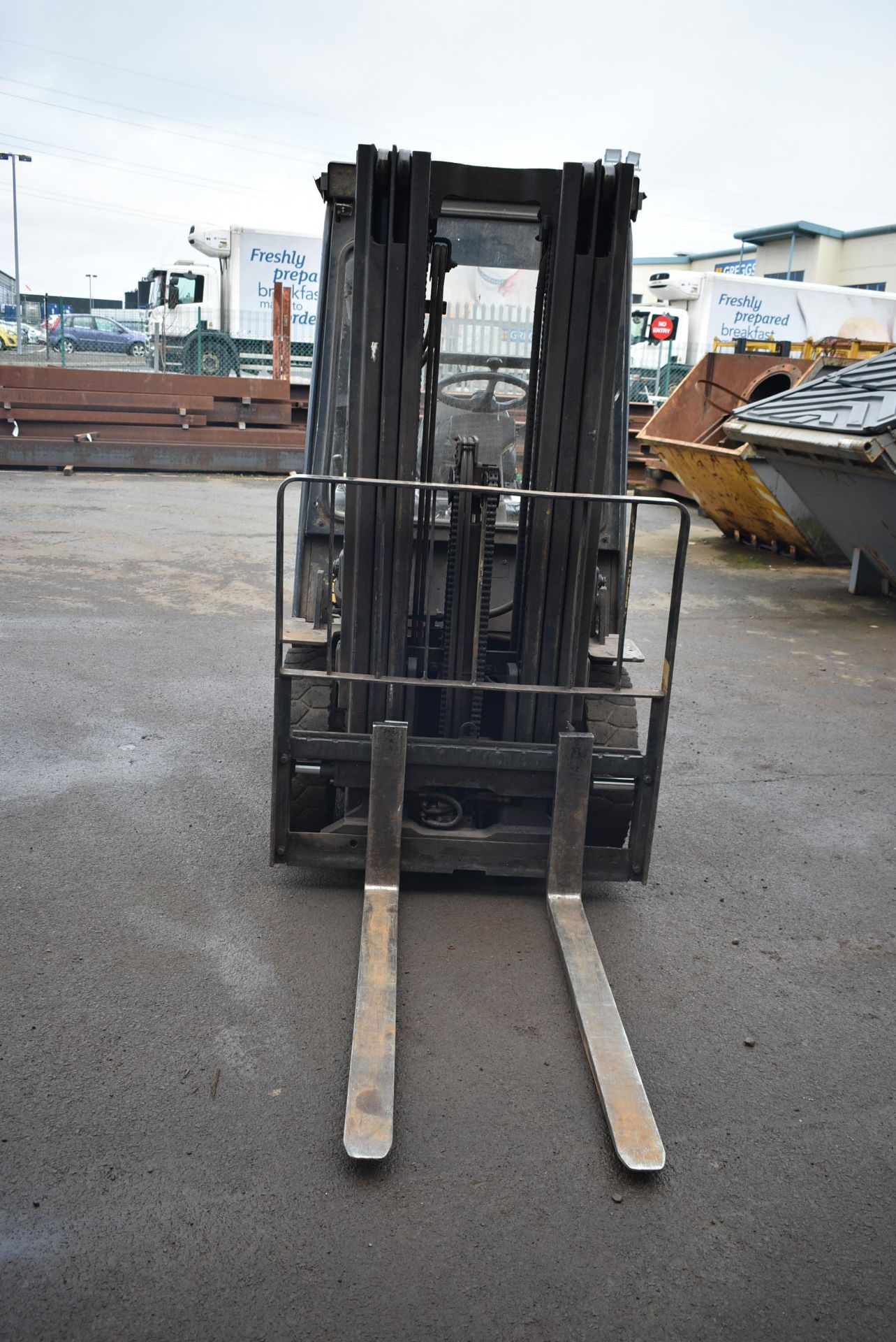 Doosan D25S-3 2500kg cap. DIESEL FORK LIFT TRUCK, - Image 5 of 9