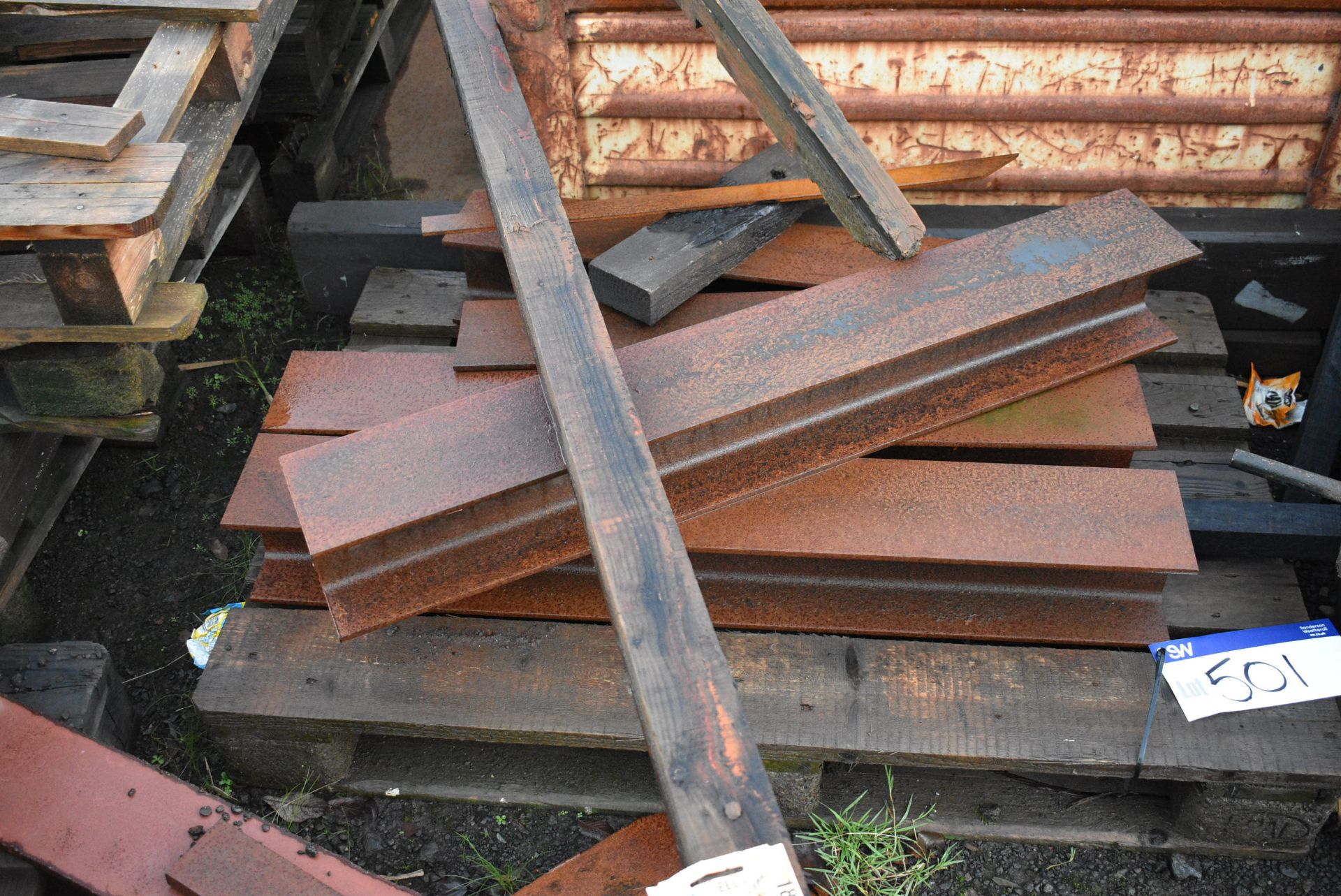 Four Steel RSJs, each approx. 1m longPlease read the following ...