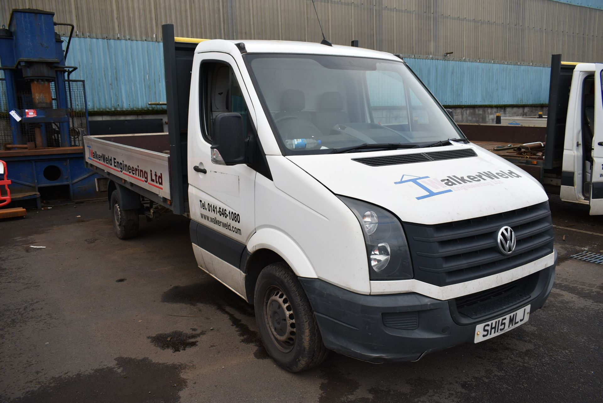 Volkswagen CRAFTER CR35 TDi DIESEL DROPSIDE TRUCK, - Image 3 of 14