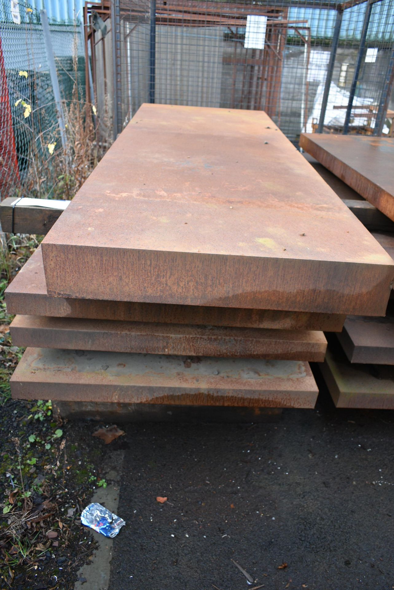 Five Assorted Steel Plates, up to approx. 2.5m x 8 - Image 3 of 3