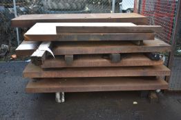 Five Assorted Steel Plates, up to approx. 2m x 1m