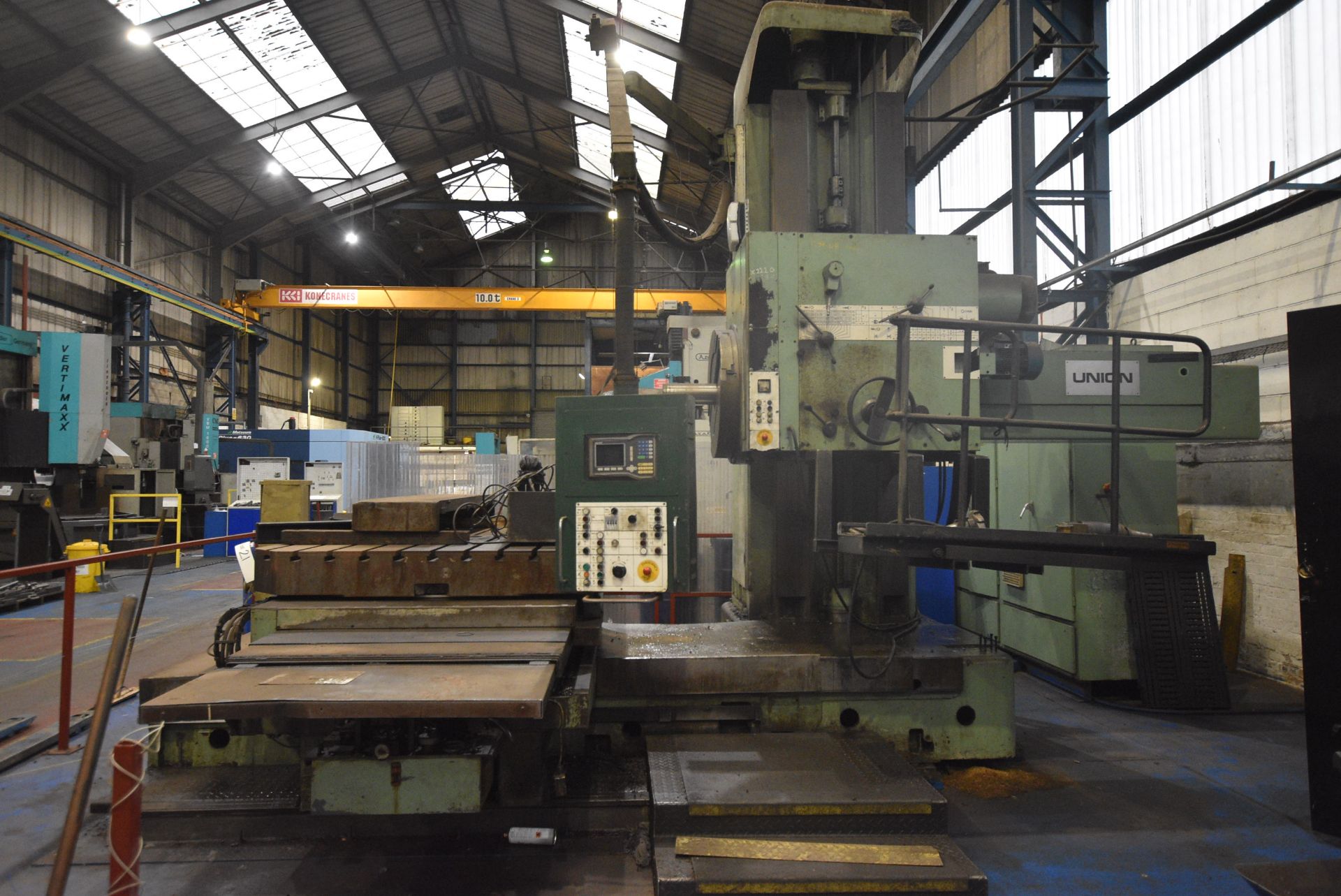 Union Heckert BFT 130/5S HORIZONTAL BORING MILL, s - Image 2 of 11