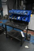 Two Tier Steel Framed Bench, approx. 900mm x 550mm