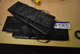 Four Keyboards & Mouse