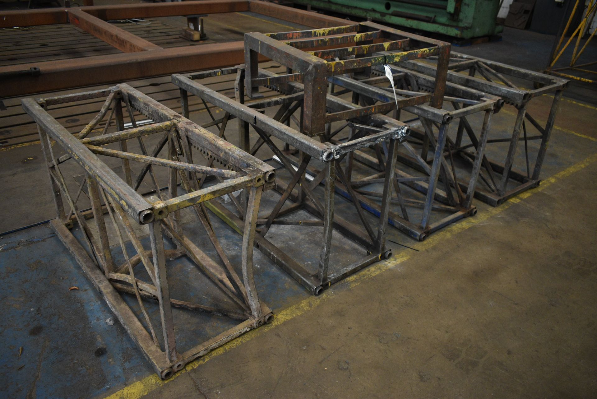 Five Assorted Steel Work Stands, four frames appro - Image 3 of 3