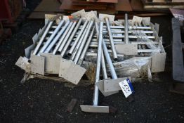 Quantity of Stainless Steel Tubular Stands, as set