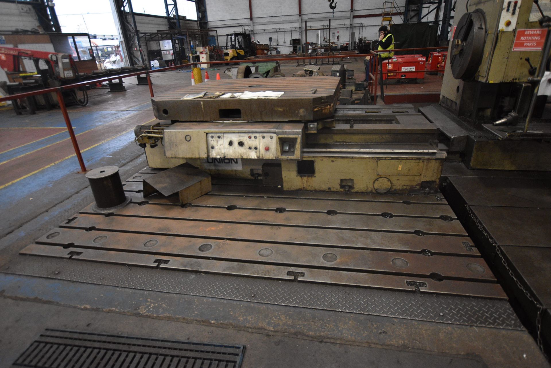 Union Heckert BFT 130/6 FLOOR BORING MILL, with t- - Image 9 of 13