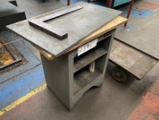 Steel Cabinet, with timber top