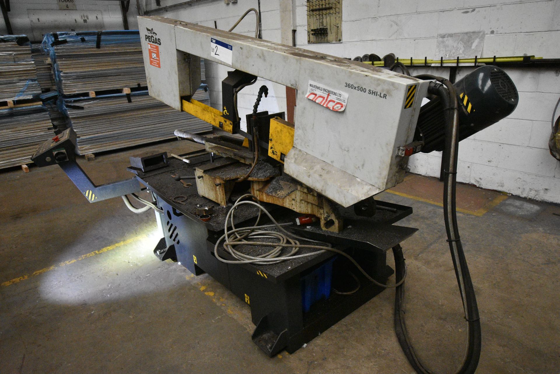 Pegasus 360 X 500 SHI-LR HORIZONTAL BANDSAW, seria - Image 2 of 7