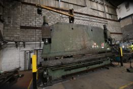 Pearson 5562mm x 400 tonne BRAKE PRESS, machine no