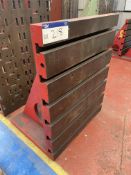 T-Slotted Angle Plate, approx. 1m x 800mm x 1.26m