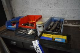 Assorted Cutting Tools, as set out on top of doubl