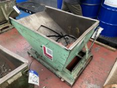 Leonard Fork Lift Truck Tip Skip, with residual co