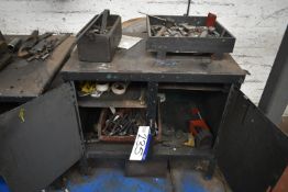 Steel Bench & Contents