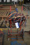 Twin Bottle Oxy-Acetylene Trolley, with hoses and