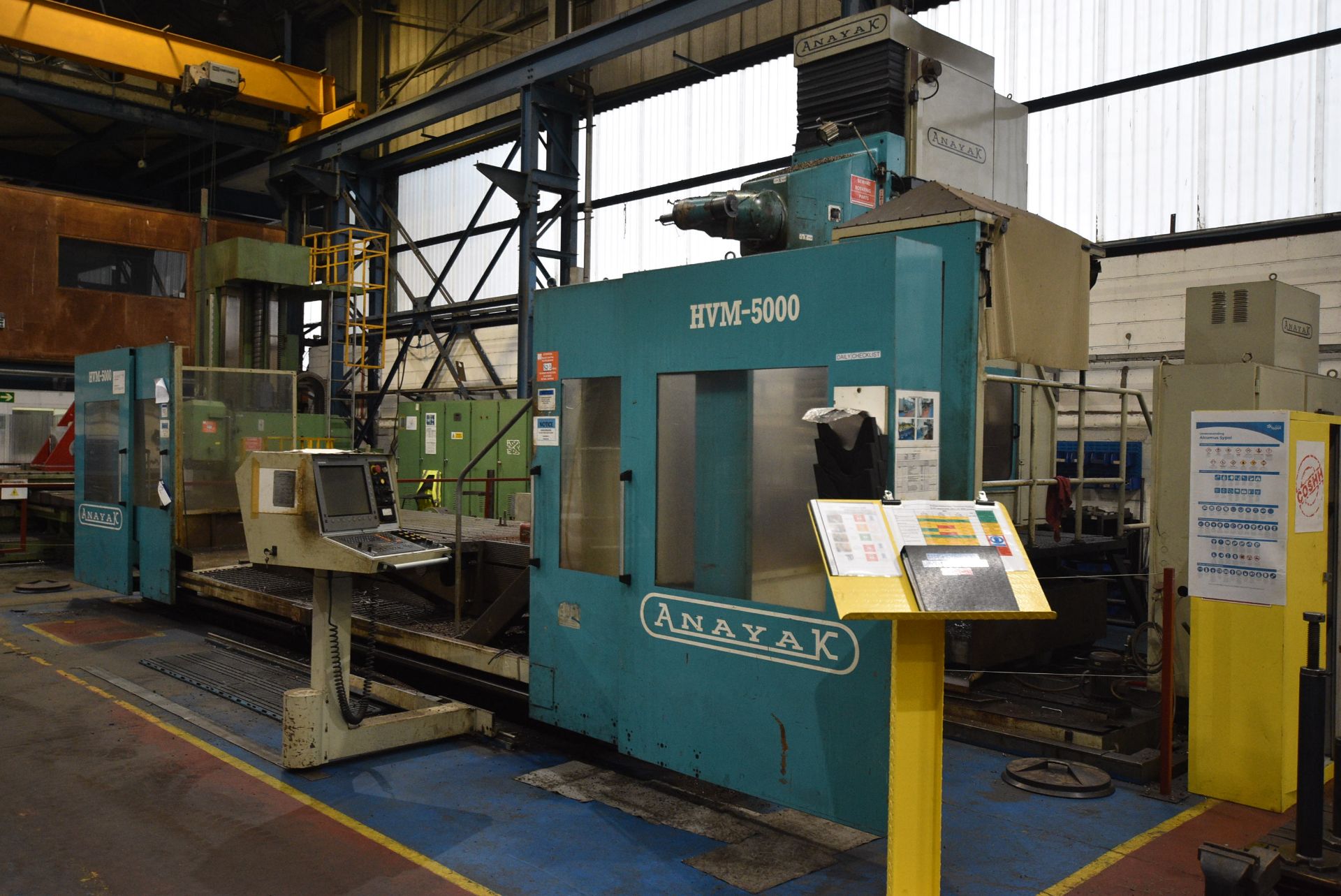 Anayak HVM-5000 CNC MILLING MACHINE, serial no. 97