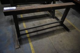 Two Coated Steel Trestles