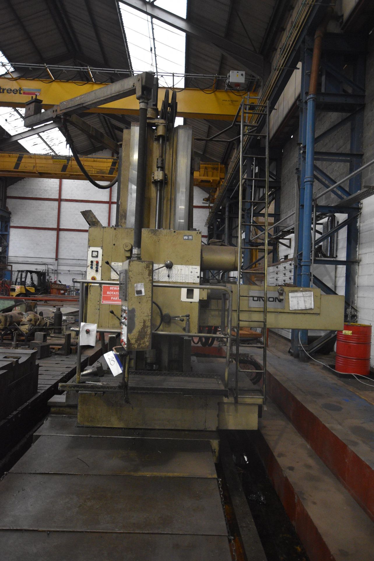 Union Heckert BFT 130/6 FLOOR BORING MILL, with t- - Image 4 of 13