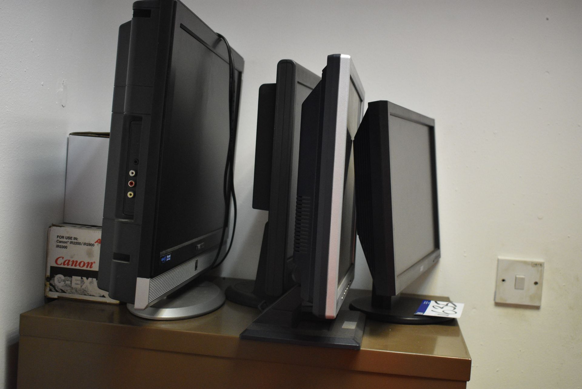 Four Assorted Flat Screen Monitors - Image 2 of 2