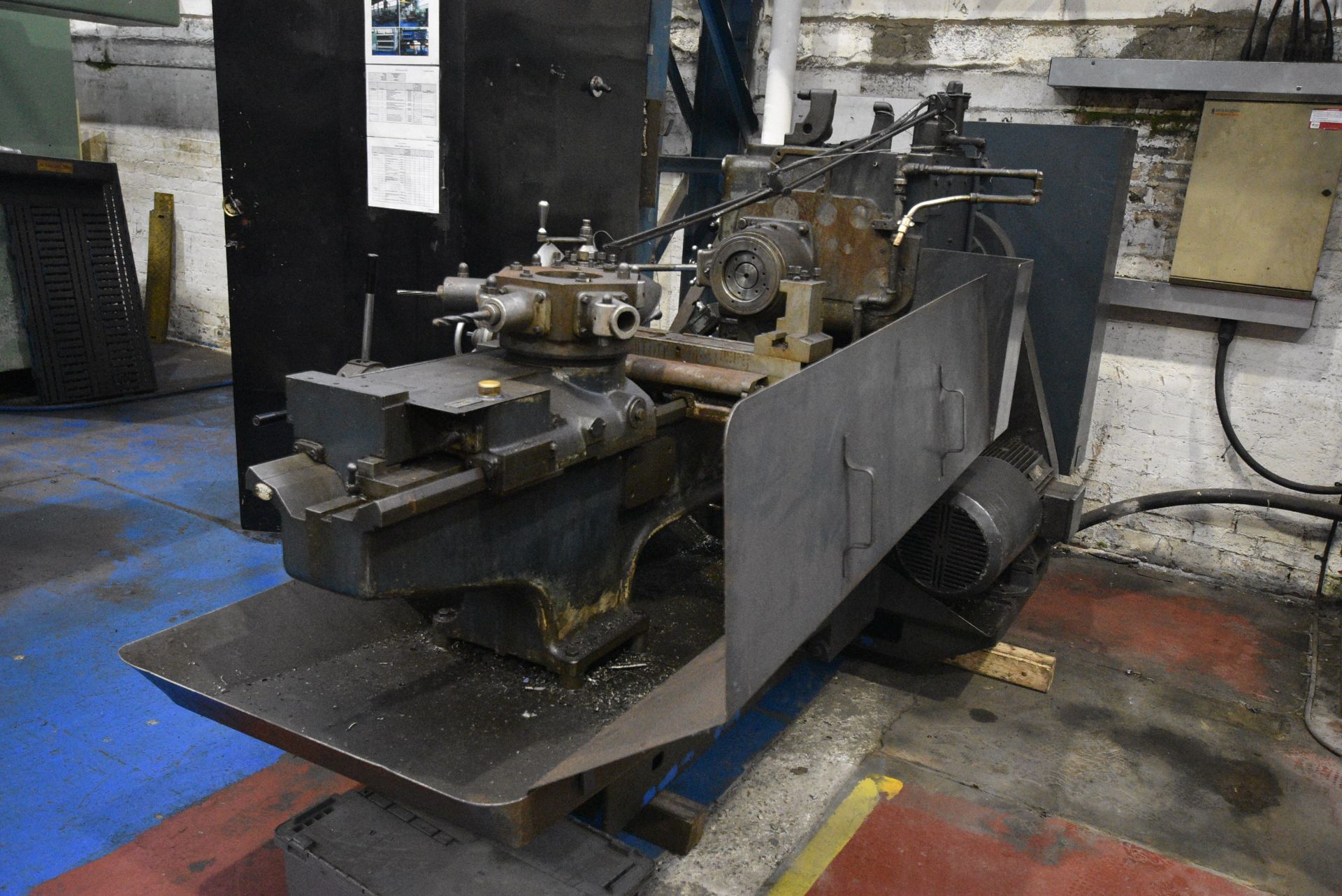 Herbert 54 Senior Pre Optive Turret Lathe, serial - Image 3 of 7