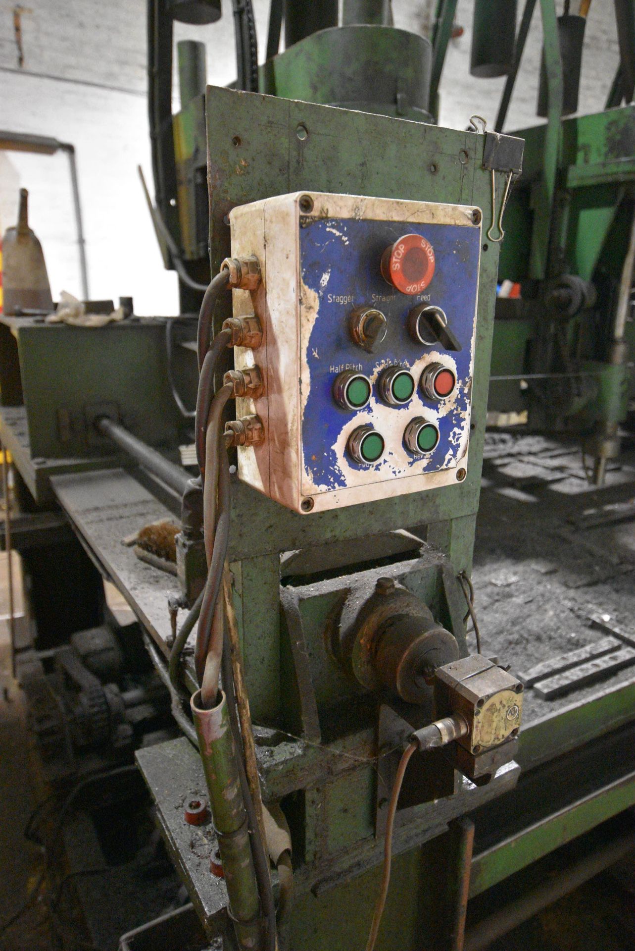 Fabricated 12 Head Brick Plate Drilling Machine, w - Image 8 of 9