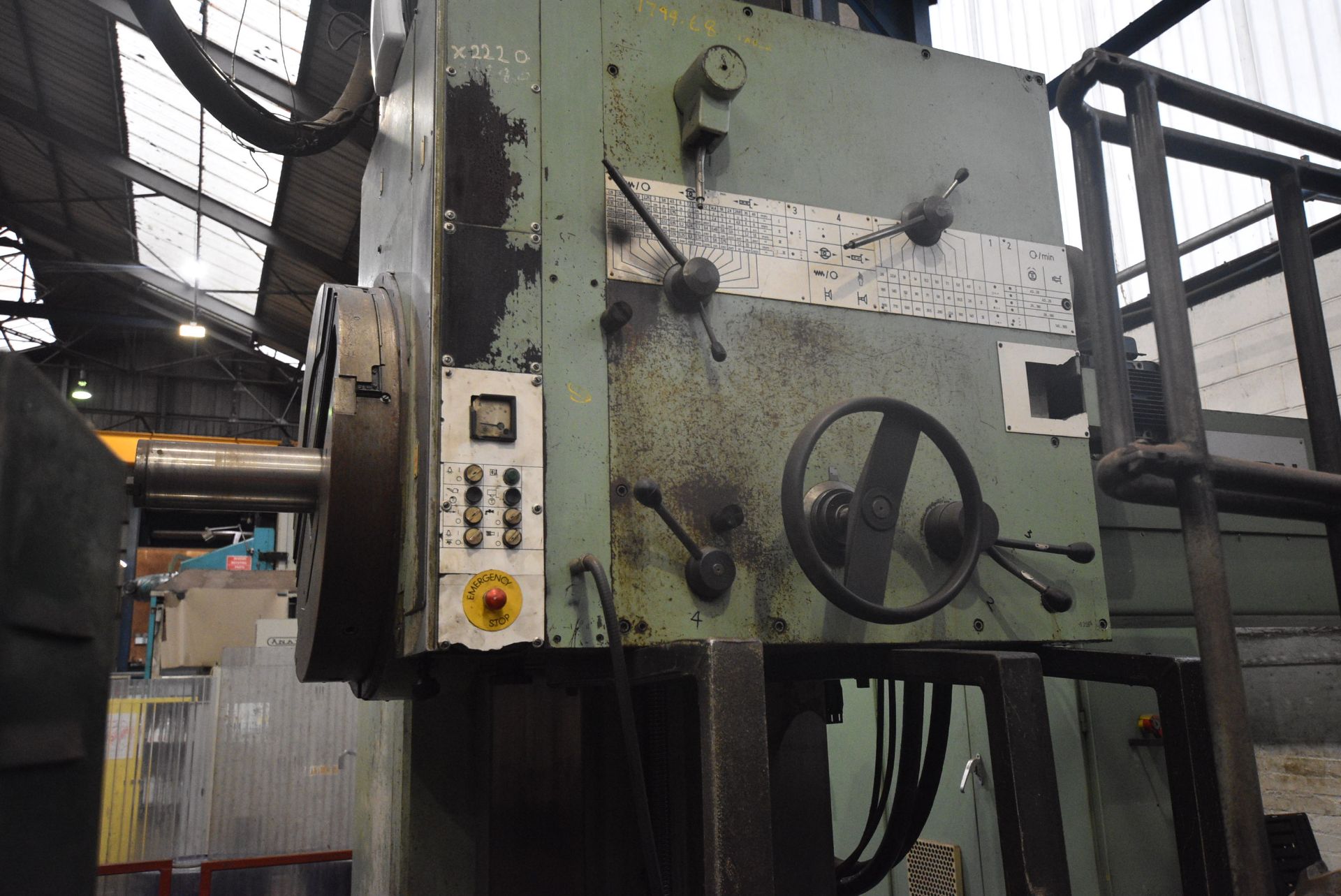 Union Heckert BFT 130/5S HORIZONTAL BORING MILL, s - Image 8 of 11