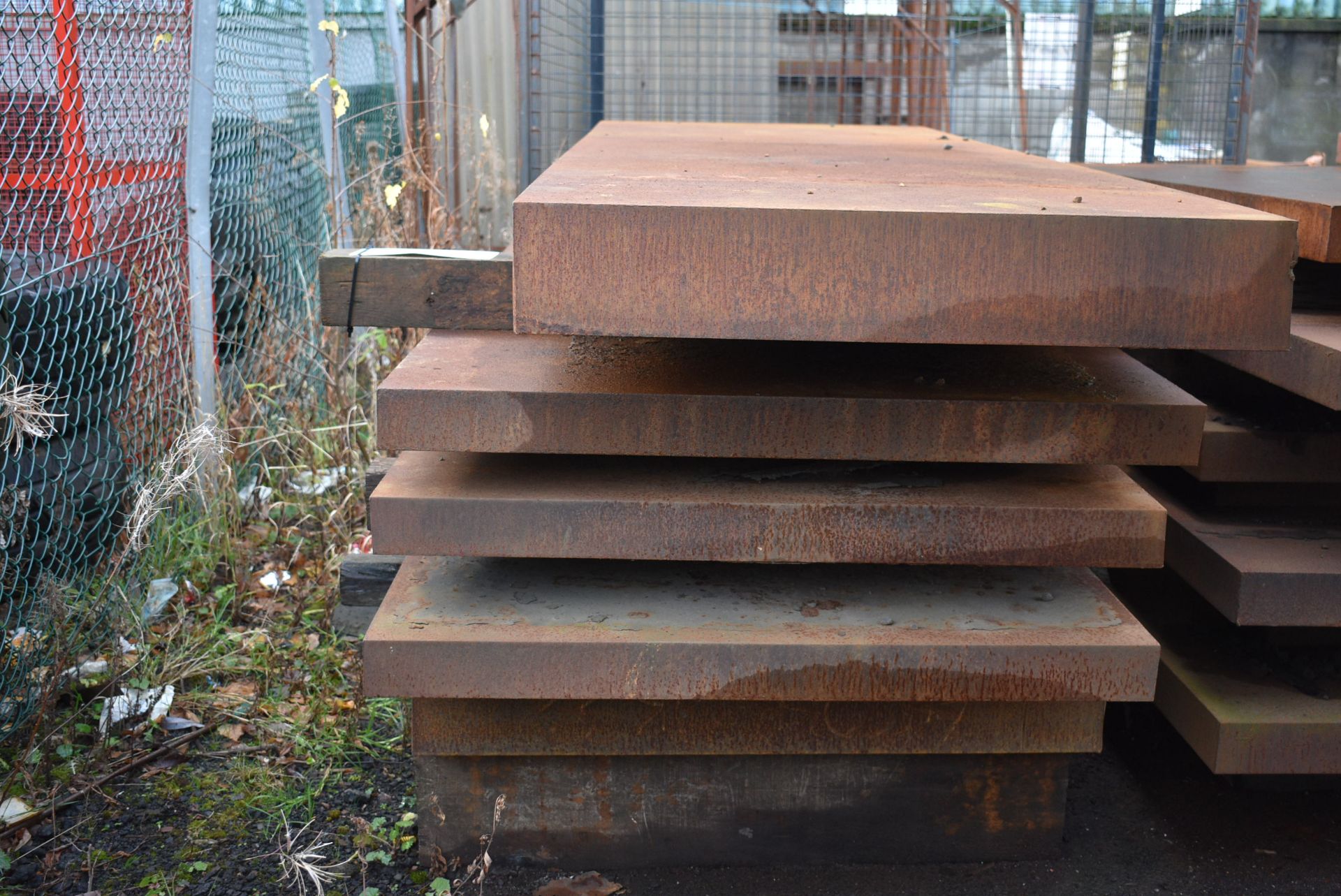 Five Assorted Steel Plates, up to approx. 2.5m x 8