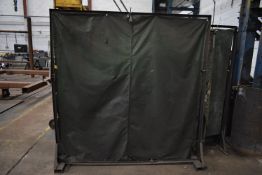 Four Welding Curtains