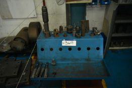 Assorted Tooling, with steel stand