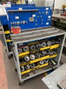 Double Sided Tooling Trolley, with tooling as fitt