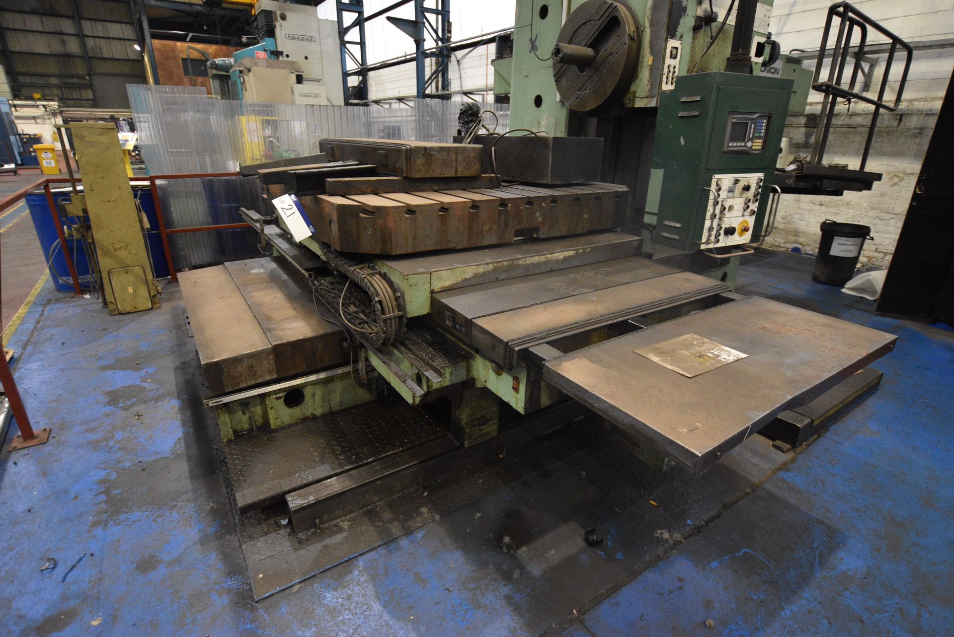 Union Heckert BFT 130/5S HORIZONTAL BORING MILL, s - Image 10 of 11