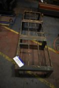 Three Fabricated Steel Stands, each approx. 610mm