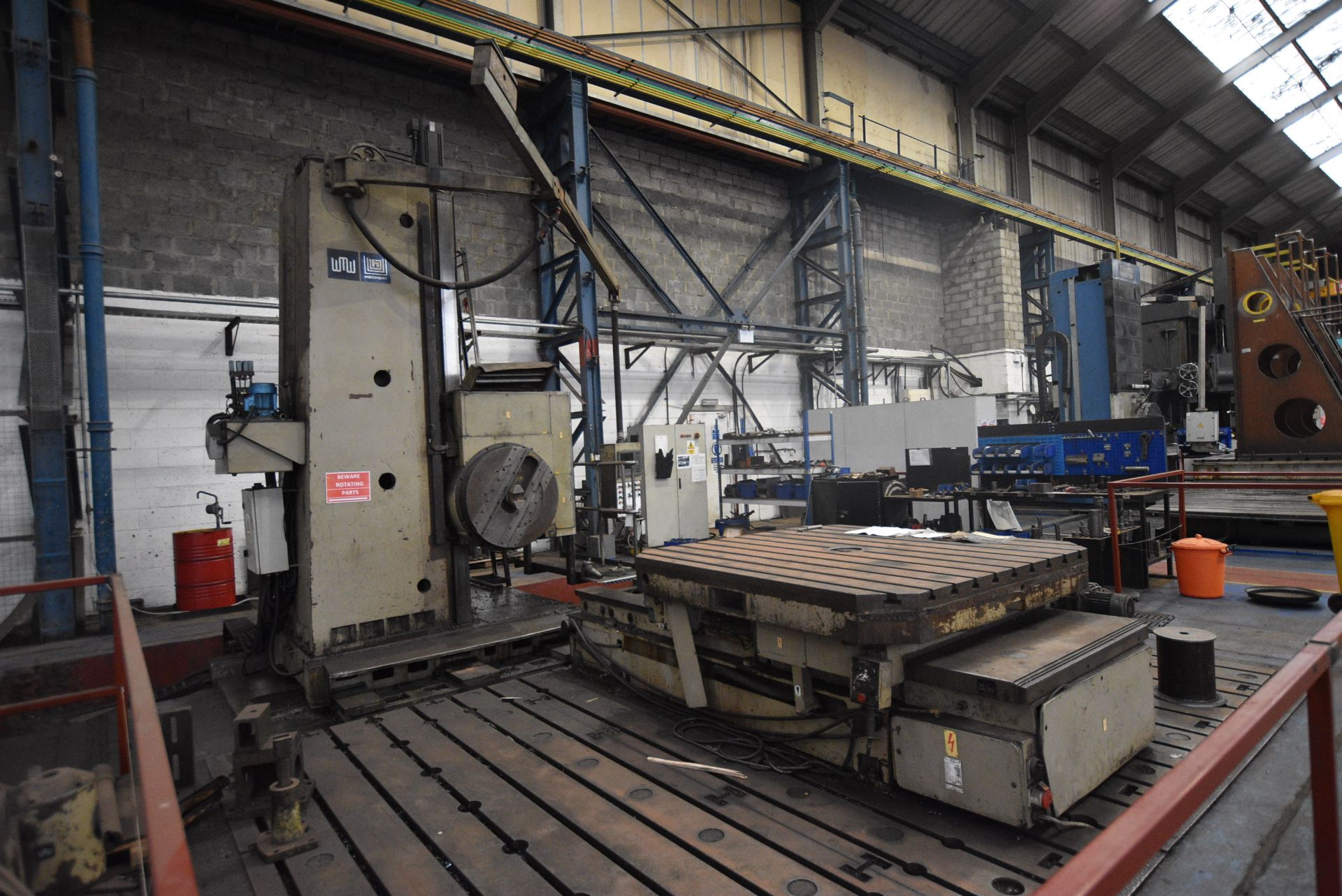 Union Heckert BFT 130/6 FLOOR BORING MILL, with t- - Image 2 of 13