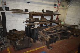 Steel Stock Rack & Equipment, as set out against w