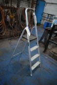 MacAllister Four Rise Alloy Stepladder