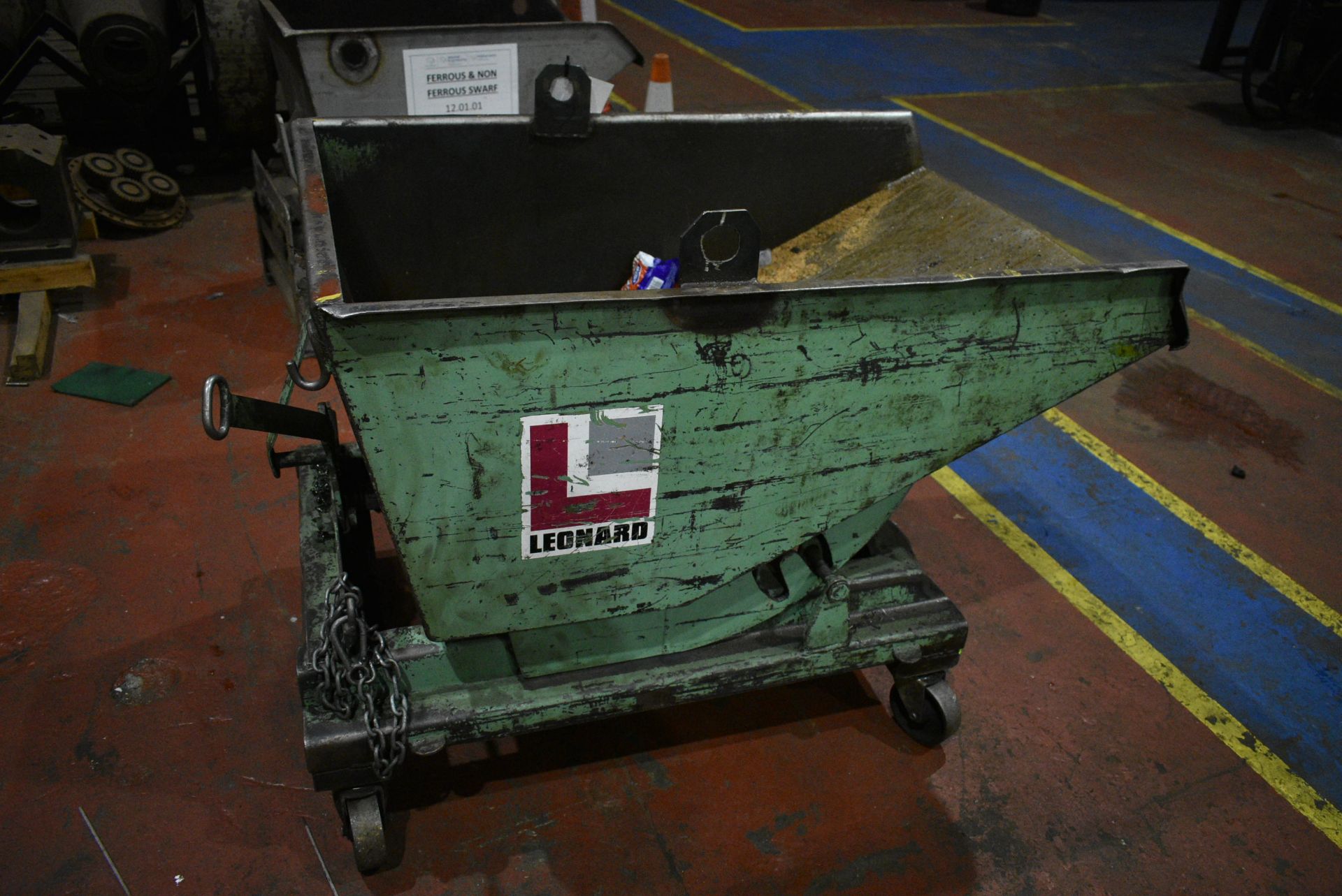 Leonard Mobile Fork Lift Truck Tip Skip - Image 3 of 4